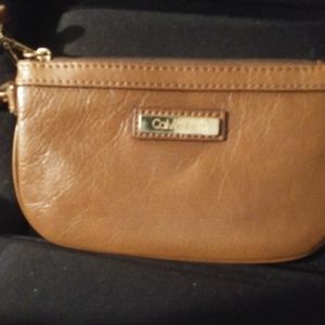 CK brown wristlet